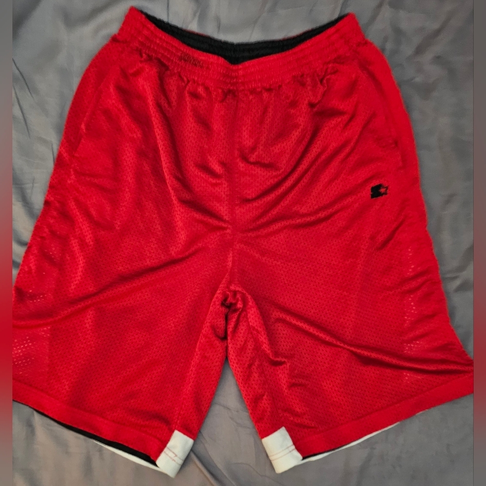 Red Athletic Men's Shorts